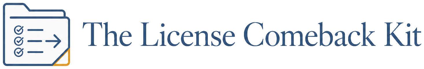The License Comeback Kit