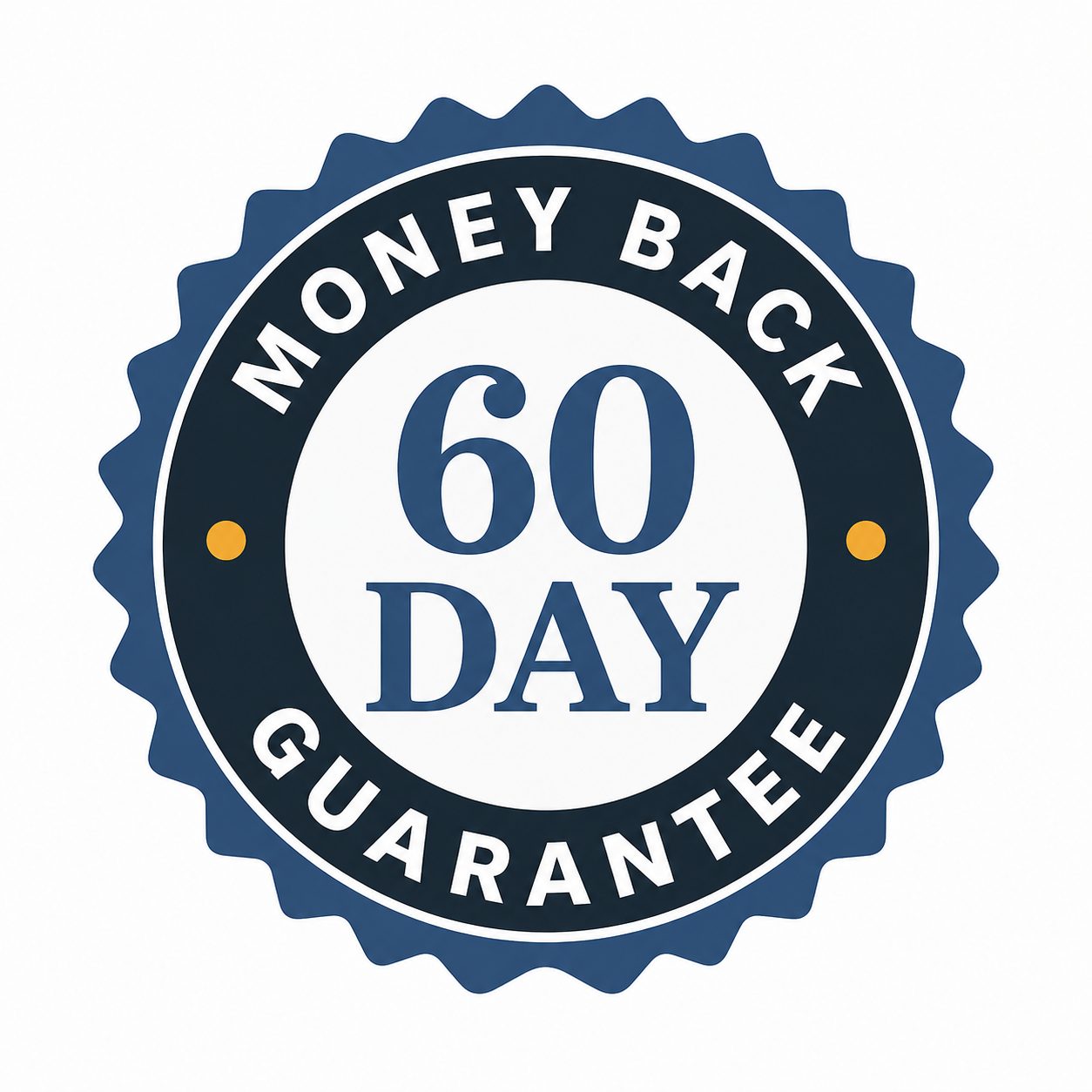 money-back guarantee seal