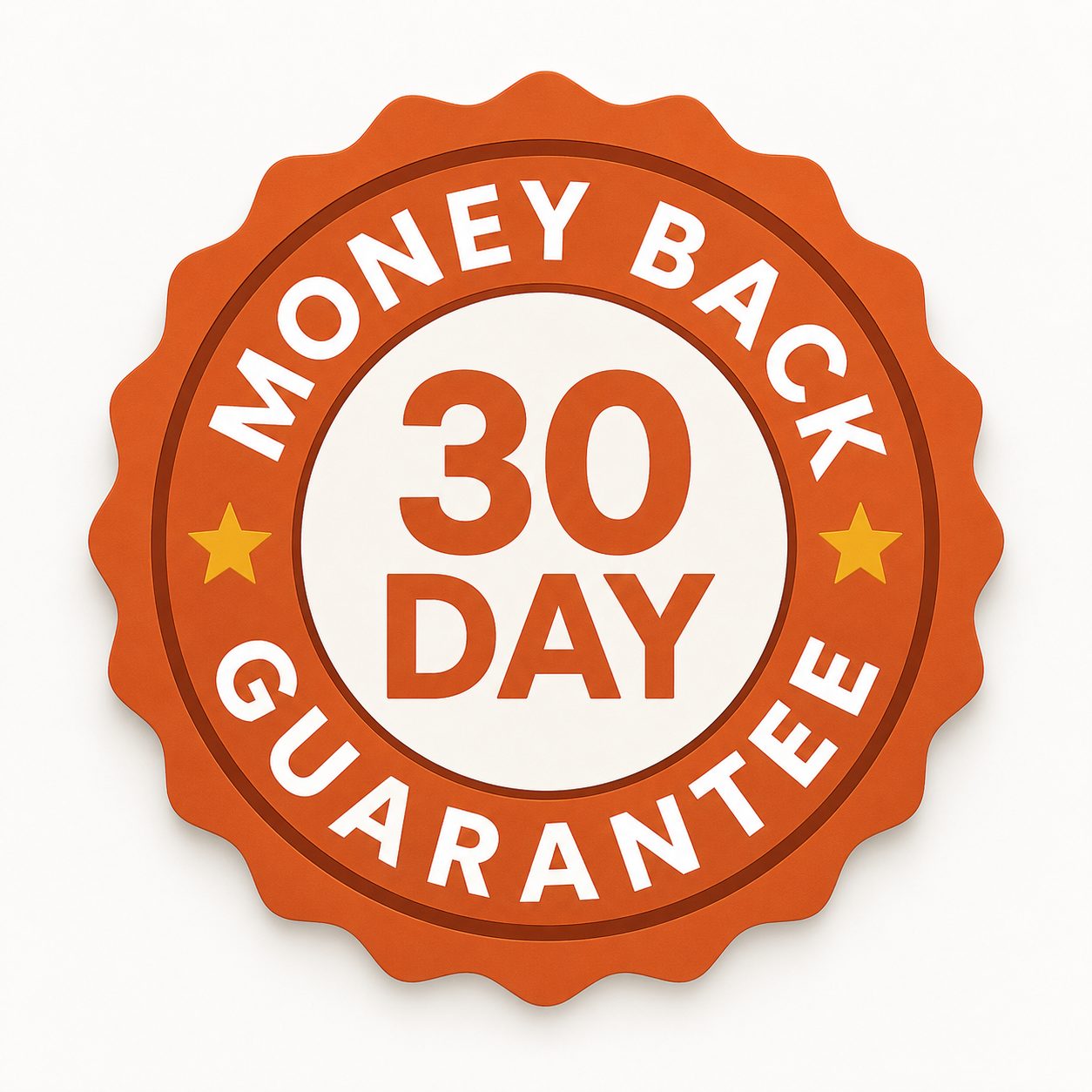 money-back guarantee seal